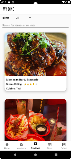 My Dine Screen 2