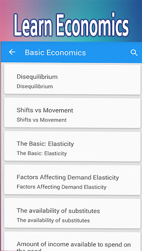Learn Economics Screen 2