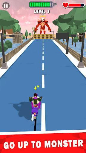 Bike Race - Monster Demolition Screen 2