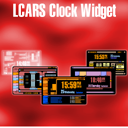Icon image LCARS Trek Clock Widget