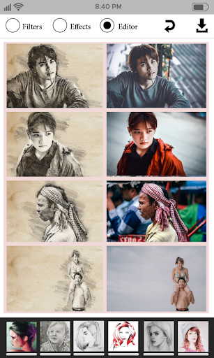 Android application Photo Sketch Maker - Pencil screenshort