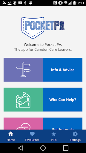 Android application Pocket PA screenshort