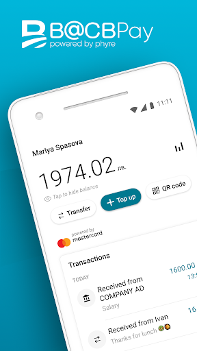 Android application BACB Pay screenshort