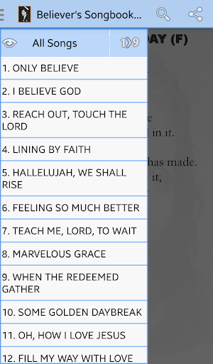 Believers Songbook Screen 3