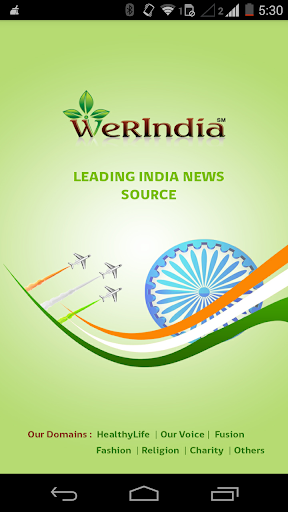 Android application Leading India News Source screenshort