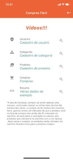 Android application Compra Fácil: Supermercado screenshort