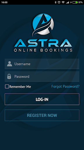 Astra Bookings Screen 2