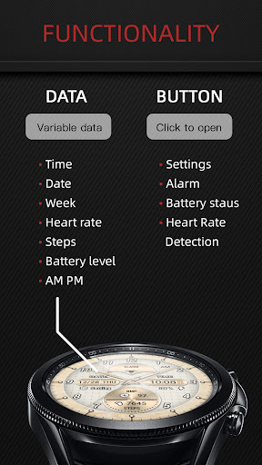 Sincere Moon For Wear OS Screen 2