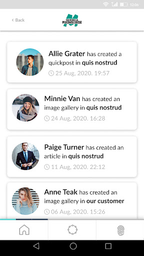 Android application Vaincre & Nous screenshort