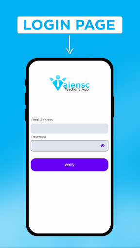 Android application Valensc Teacher's App screenshort
