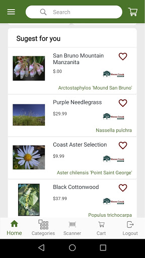 Android application Moosa Creek Nursery screenshort