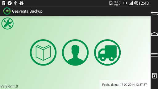 Gesventa Backup Screen 3
