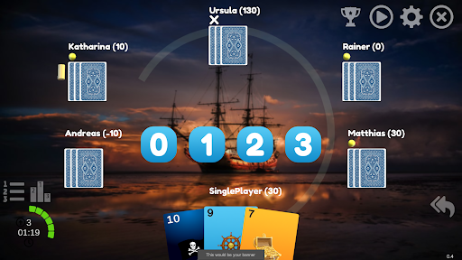Pirates (Card Game) Screen 2
