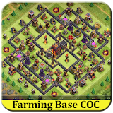 Town Hall 10 Farming Base COC icon
