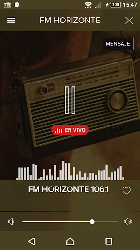 Android application Fm Horizonte 106.1 Mhz screenshort