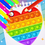 Cover Image of ダウンロード Pop it Coloring Book  APK