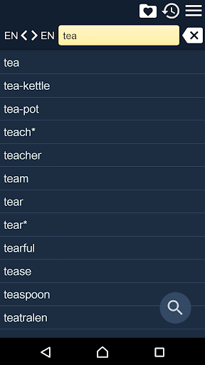 Android application English Slovene Dictionary screenshort