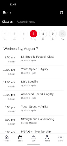 Infinite Vision Sports Academy Screen 2