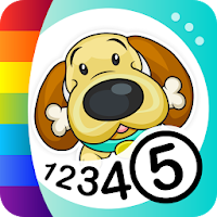 Color by Numbers - Dogs