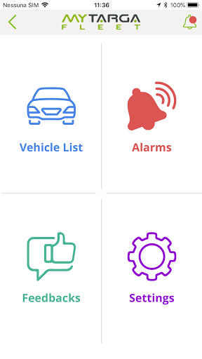 Android application MyTargaFleet screenshort