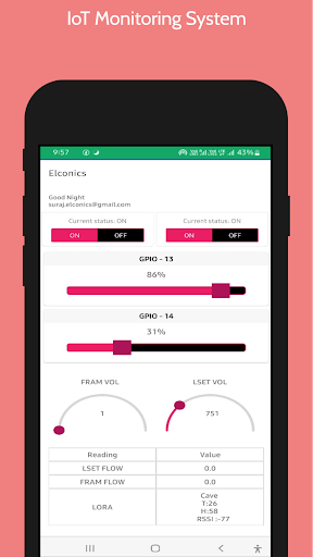 Android application Elconics screenshort