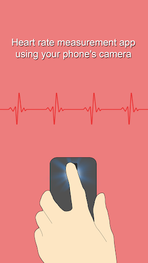 Android application Heart Rate Measurement screenshort