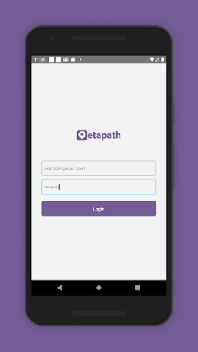 Android application Etapath Driver Application screenshort