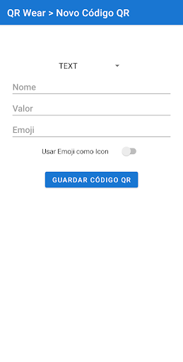 Android application QRWear screenshort