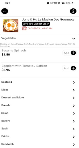 June Ho La Masion Des Gourmets