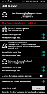 Aperçu de l'application