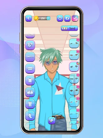 Game screenshot アニメ男の子ドレスアップゲーム apk download