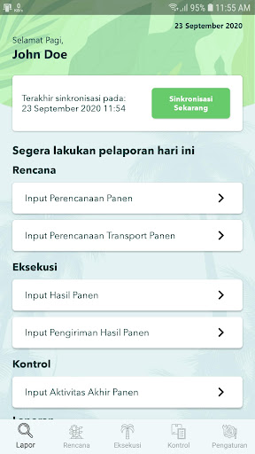 Android application CCe-e-BCC-Harvesting screenshort