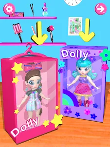 女生化妝小遊戲大全: 驚喜娃娃公主盲盒收納桶盲裝小伶玩具遊戲