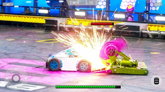 Power Robot Battle Games Car