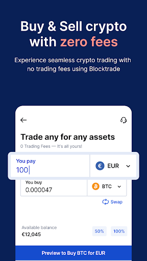 Blocktrade: Invest in Crypto Screen 3