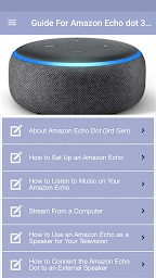 Guide for Amazon Echo dot 3rd Génération