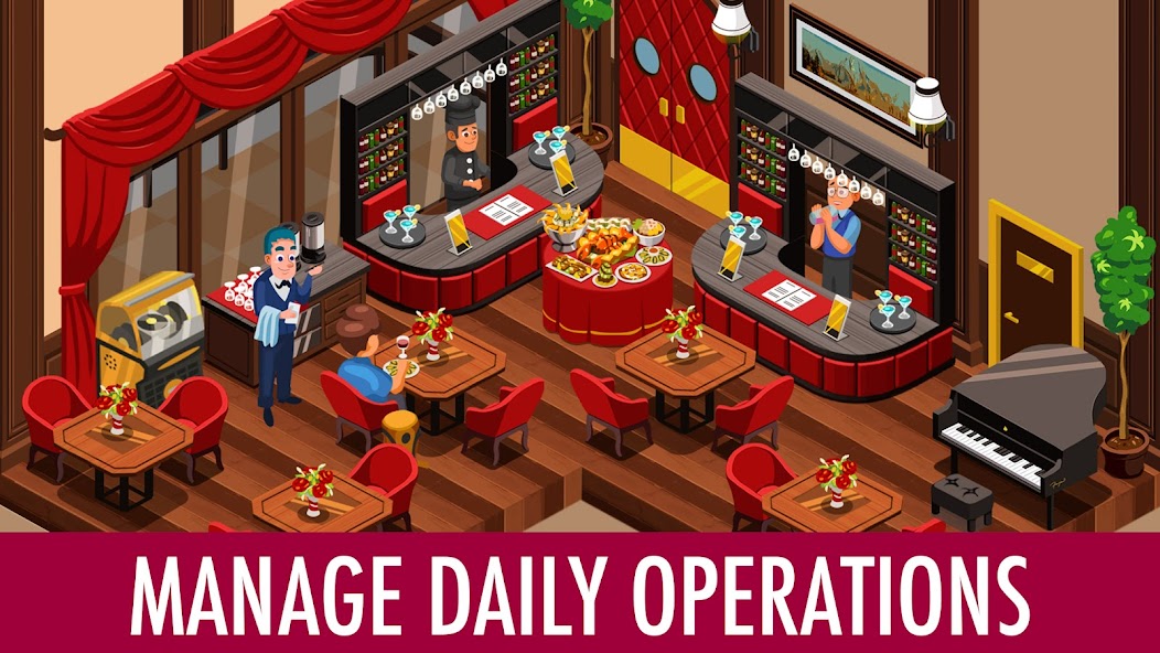 Hotel Tycoon Empire: Idle game 2.1.1 APK + Mod (Free purchase / Mod Menu) for Android