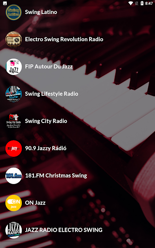 All Swing Radio Screen 2