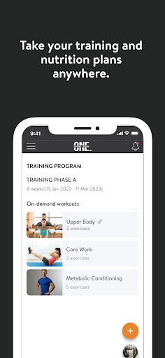 ONE Personal Training Screen 2