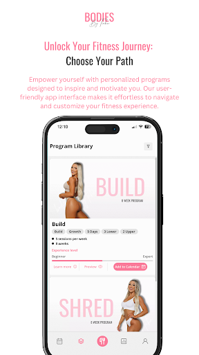 Bodies By Tahn App Screen 2