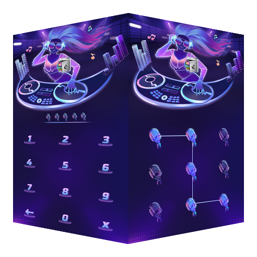 AppLock Theme Microphone logo