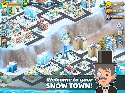 Snow Town - Ice Village City Screenshot