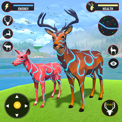 Deer Simulator Fantasy Jungle  Icon