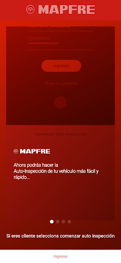 Android application Autoinspección Vehicular screenshort