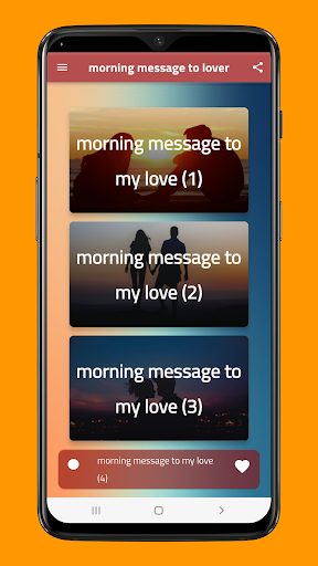 Morning message to my love Screenshot 1 - AppWisp.com