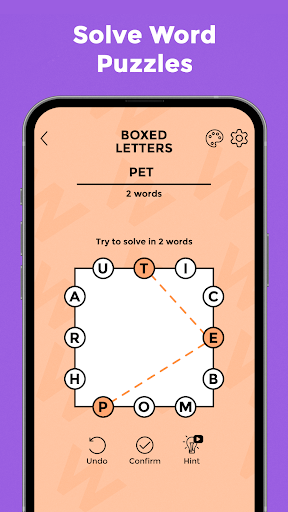 Android application Boxed Letters screenshort