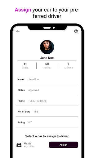 Android application Sqdgo Partner screenshort