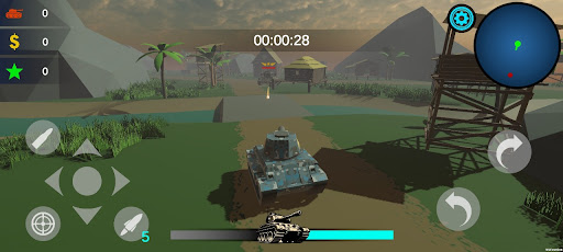 Android application Tank Battle - Simulator screenshort