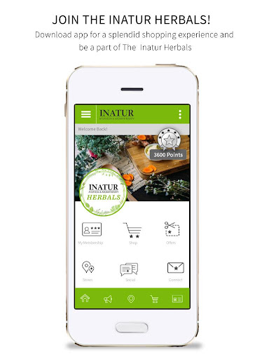Android application Inatur Rewards screenshort