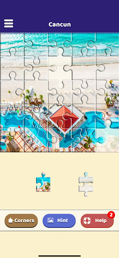 Cancun Love Puzzle Screen 3